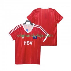 Camisola Hamburger SV 1983 1984 Retro Homem Equipamento Segundo Manga Curta